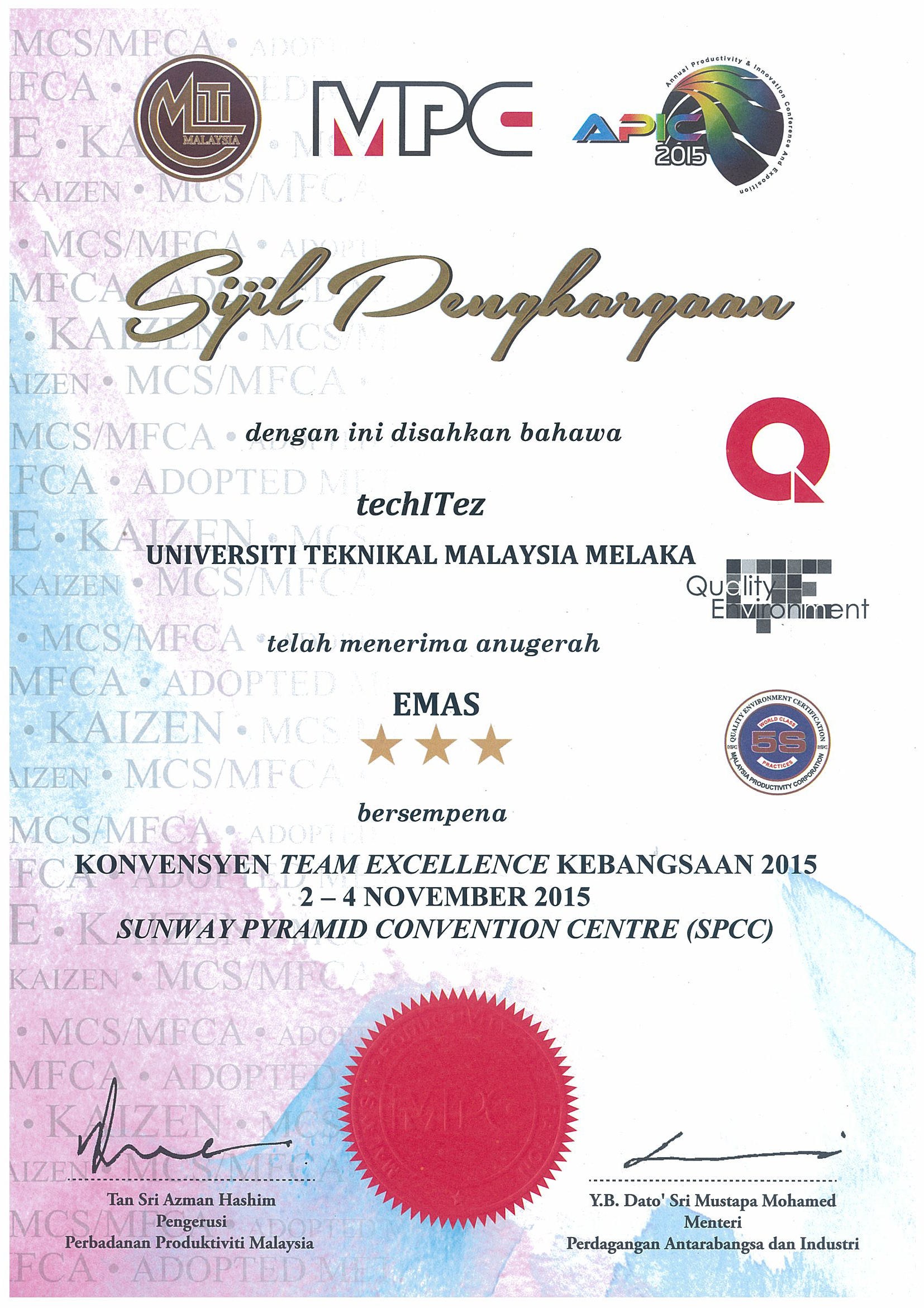 Kebangsaan   Emas