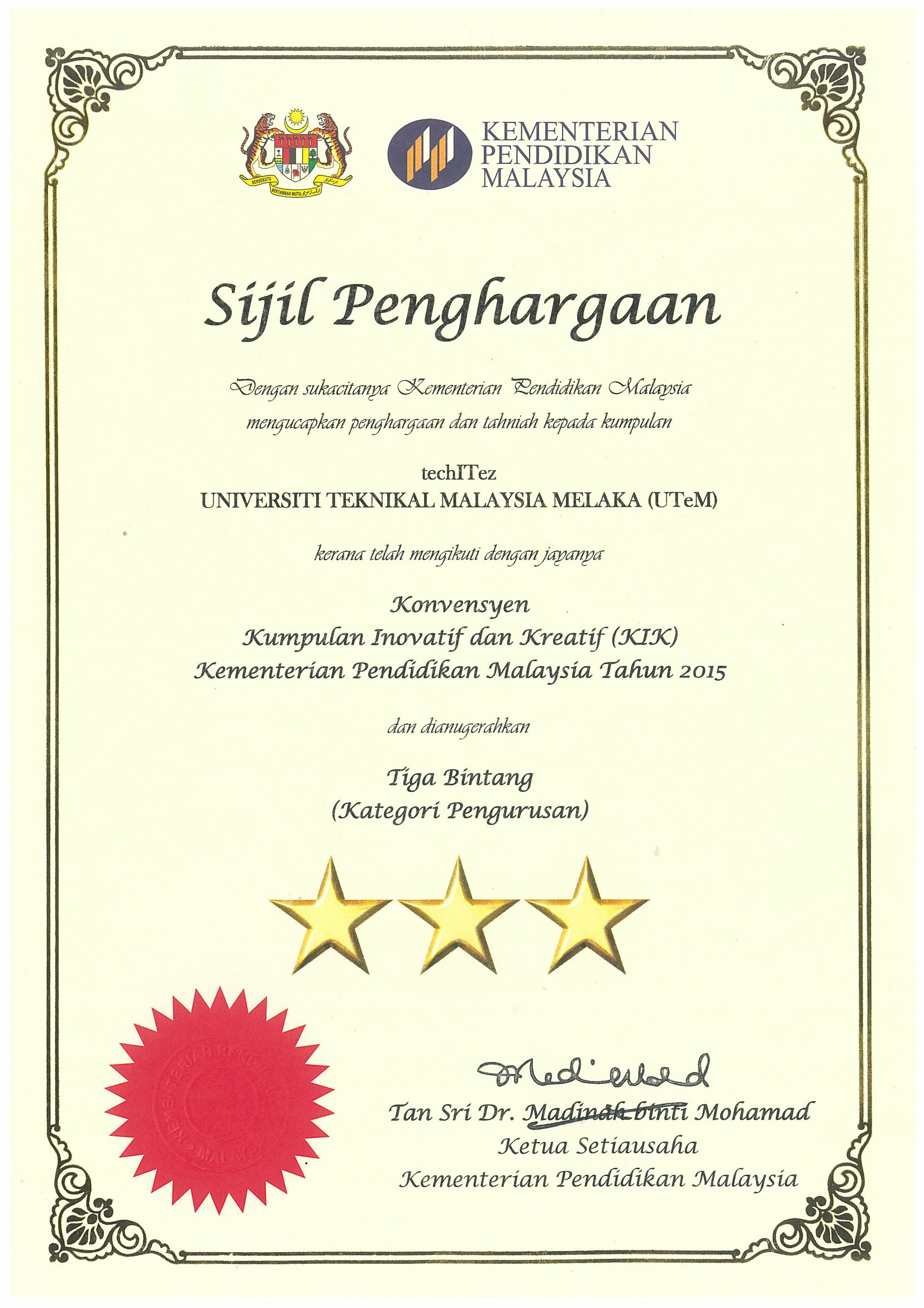 Kpm   3 Bintang