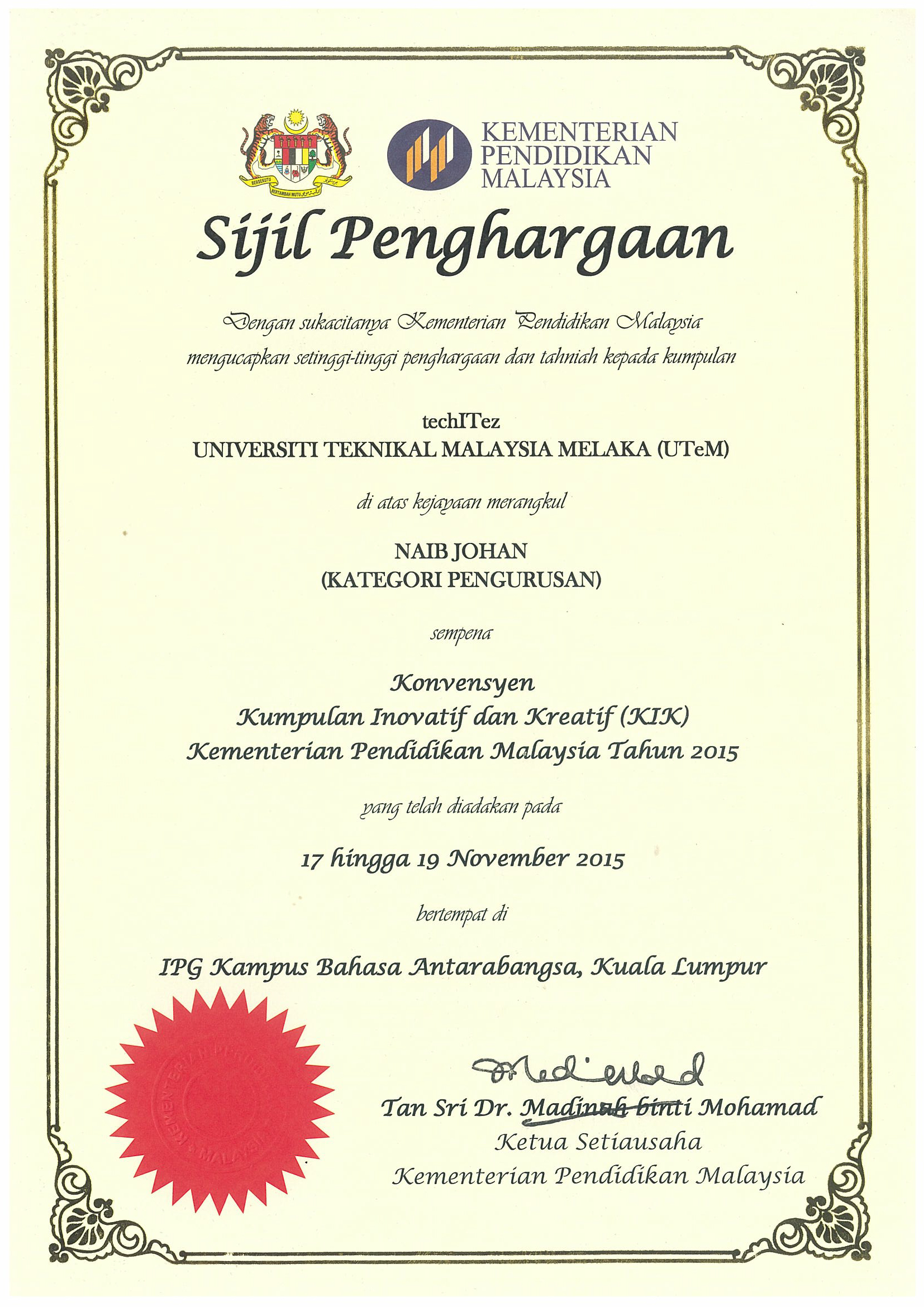 Kpm   Naib Johan